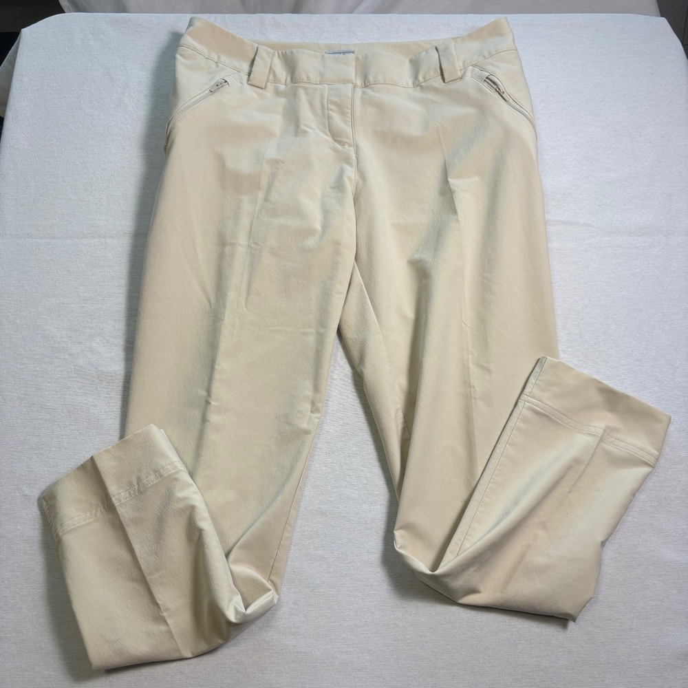 Adidas, Golf Pants, Beige, Size 8, Excellent, MSRP $80